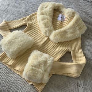 House of Sunny | Peggy Cardigan | Blonde